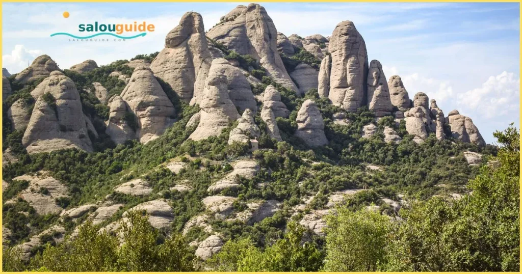 **Alternative text:**
*Montserrat’s dramatic mountain peaks rising above Catalonia, with its historic monastery surrounded by breathtaking Mediterranean landscapes*